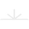 Ekena Millwork Saratoga Architectural Grade PVC Gable Bracket, 108"W x 40 1/2"H x 2"D x 4"F, 9/12 Pitch GBP108X41X0204SAR00 - alternate 4